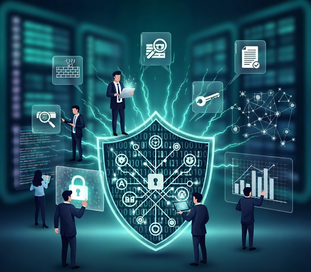 Cybersecurity Consulting Illustration